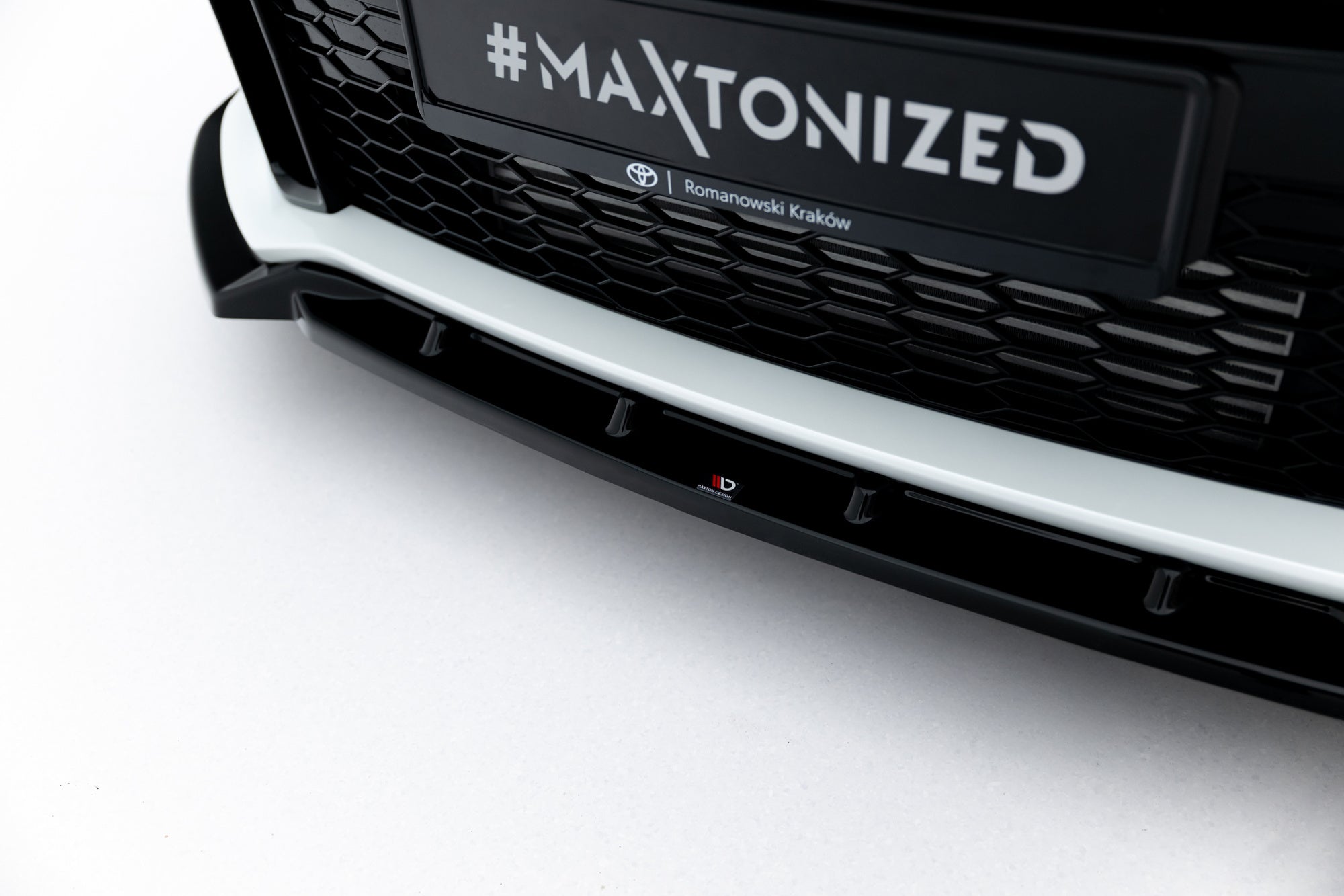 Prelungire splitter bara fata si flapsuri Toyota GR Yaris Mk4 2020- v2 - Maxton Design