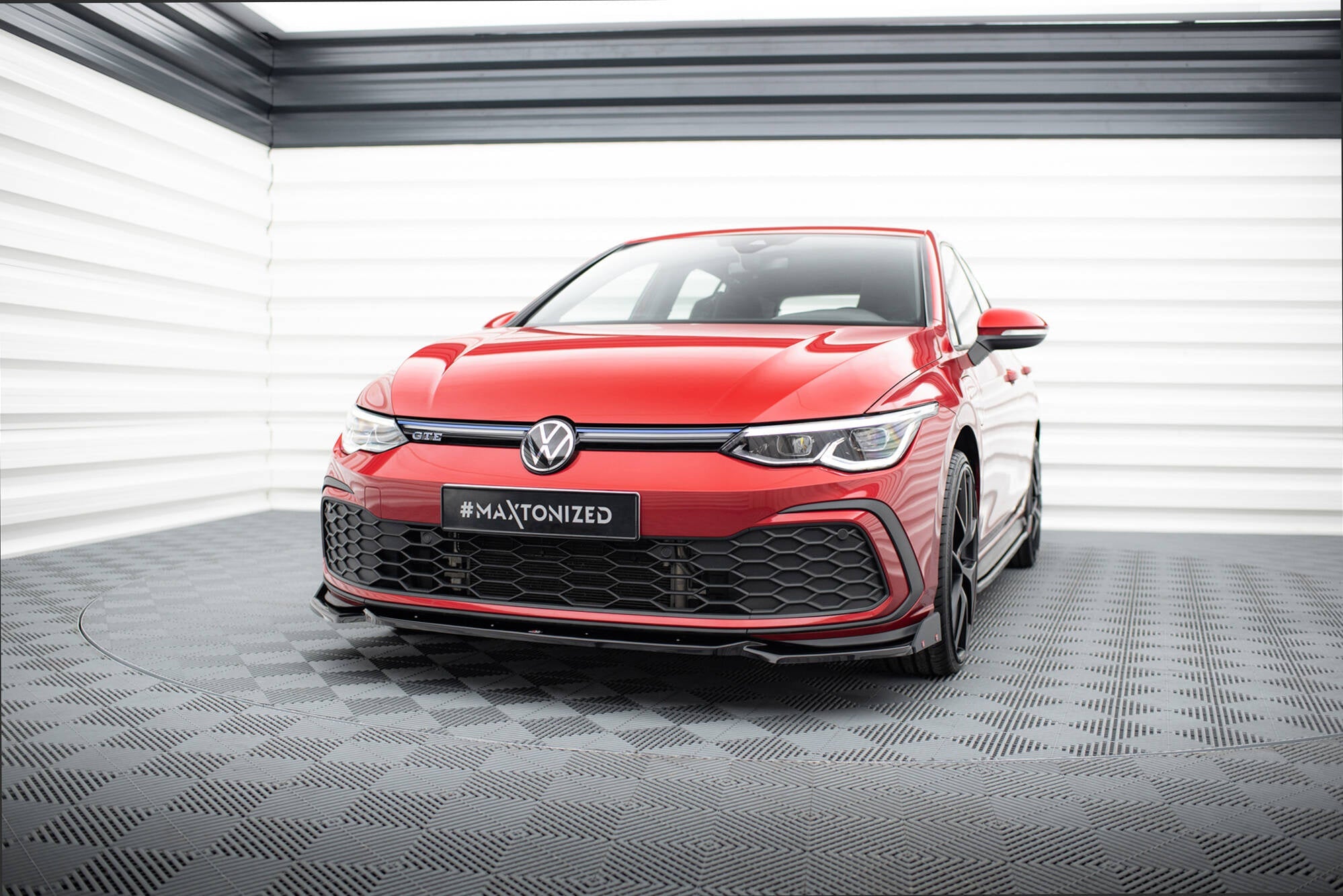 Prelungire splitter bara fata si flapsuri Volkswagen Golf 8 GTI 2020- v4 - Maxton Design