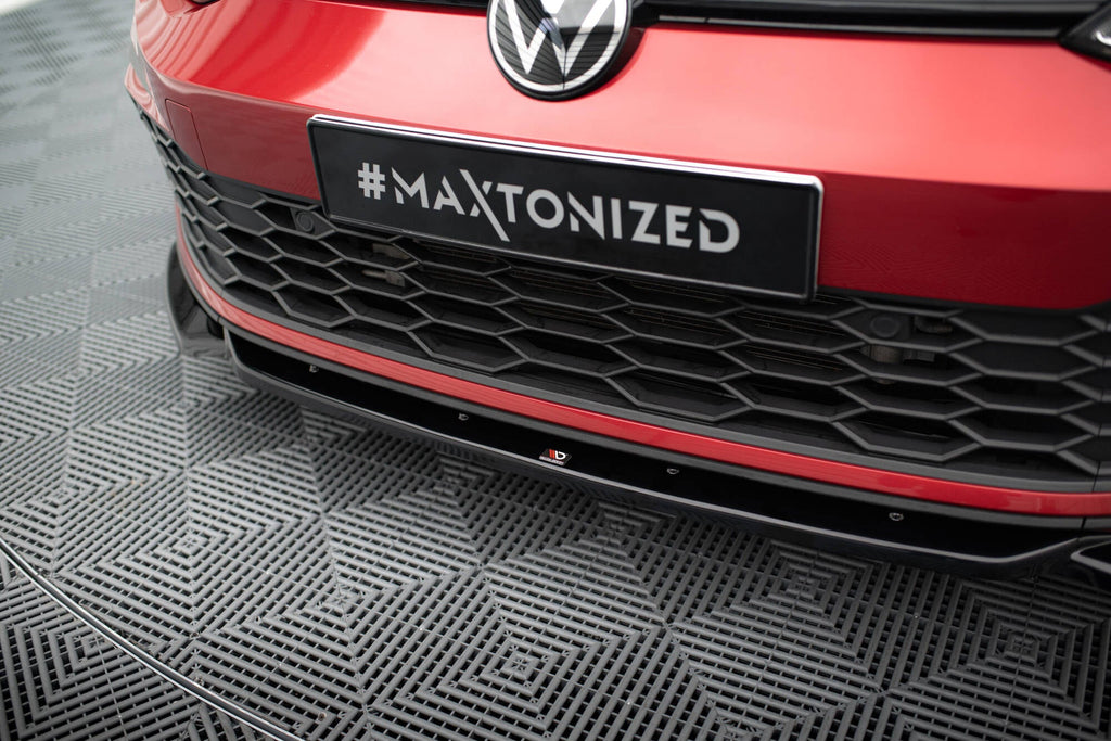 Prelungire splitter bara fata si flapsuri Volkswagen Golf 8 GTI 2020- v4 - Maxton Design