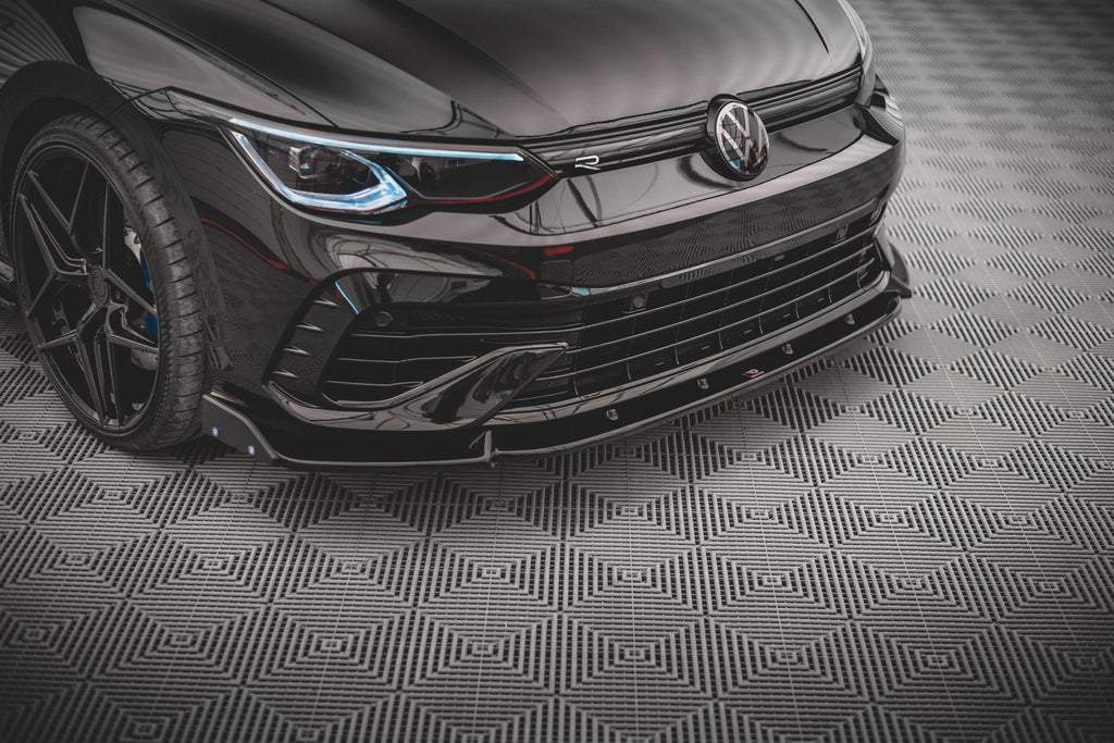 Prelungire splitter bara fata si flapsuri Volkswagen Golf R Mk8 2020- v25 - Maxton Design
