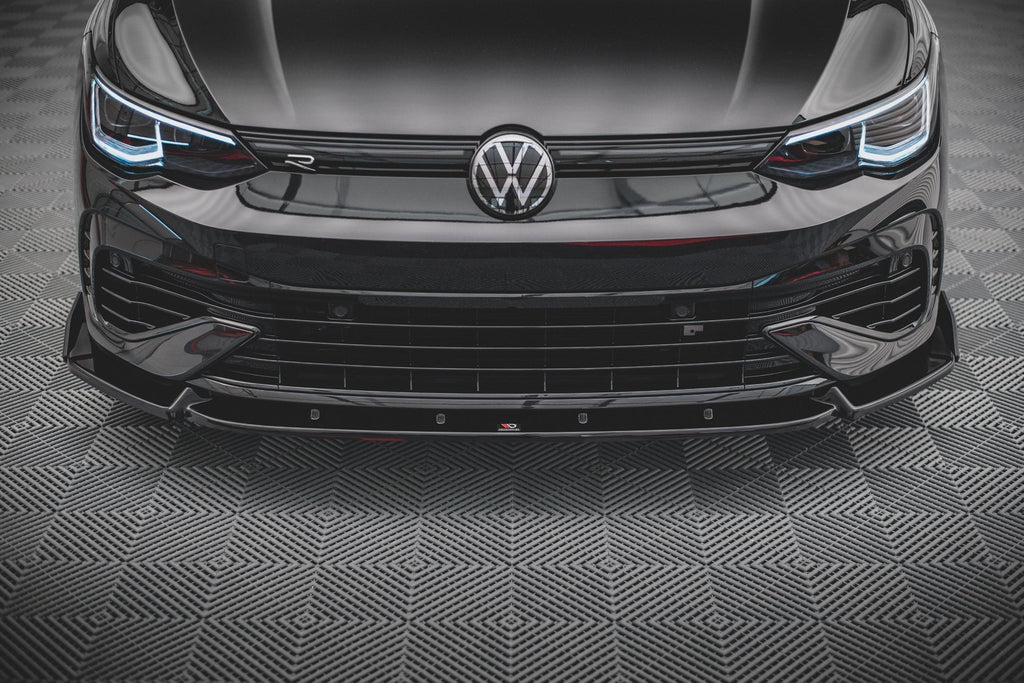 Prelungire splitter bara fata si flapsuri Volkswagen Golf R Mk8 2020- v25 - Maxton Design