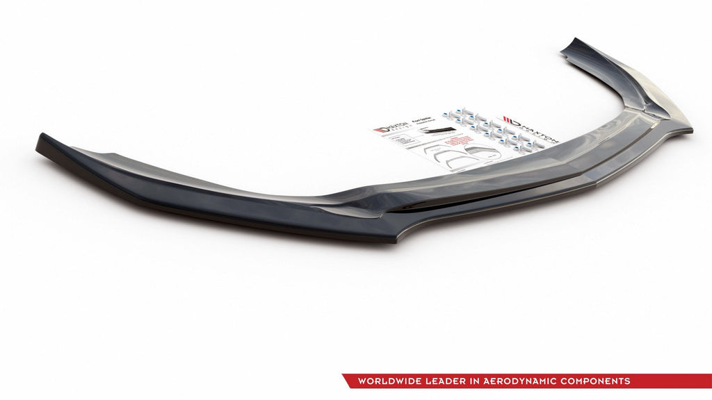 Prelungire splitter bara fata Mercedes A Class W177 A35 AMG 2018- v2 - Maxton Design