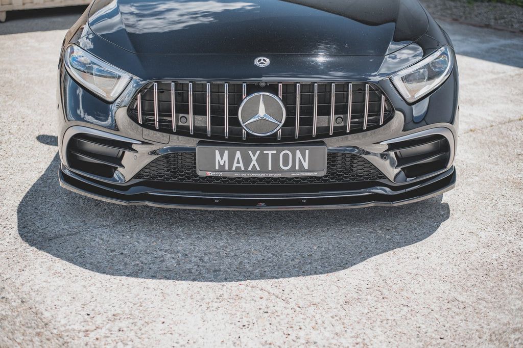 Prelungire splitter bara fata Mercedes CLS C257 AMG-Line 2018- v2 - Maxton Design