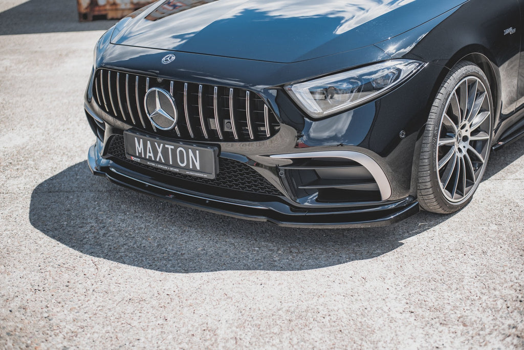 Prelungire splitter bara fata Mercedes CLS C257 AMG-Line 2018- v2 - Maxton Design