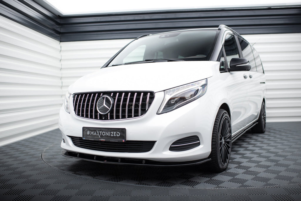 Prelungire splitter bara fata Mercedes V Class W447 2014- v2 - Maxton Design