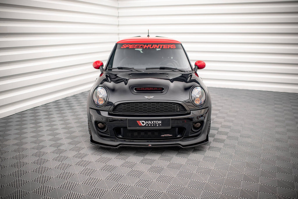 Prelungire splitter bara fata Mini Cooper John Cooper Works R56 2006-2010 v5 - Maxton Design