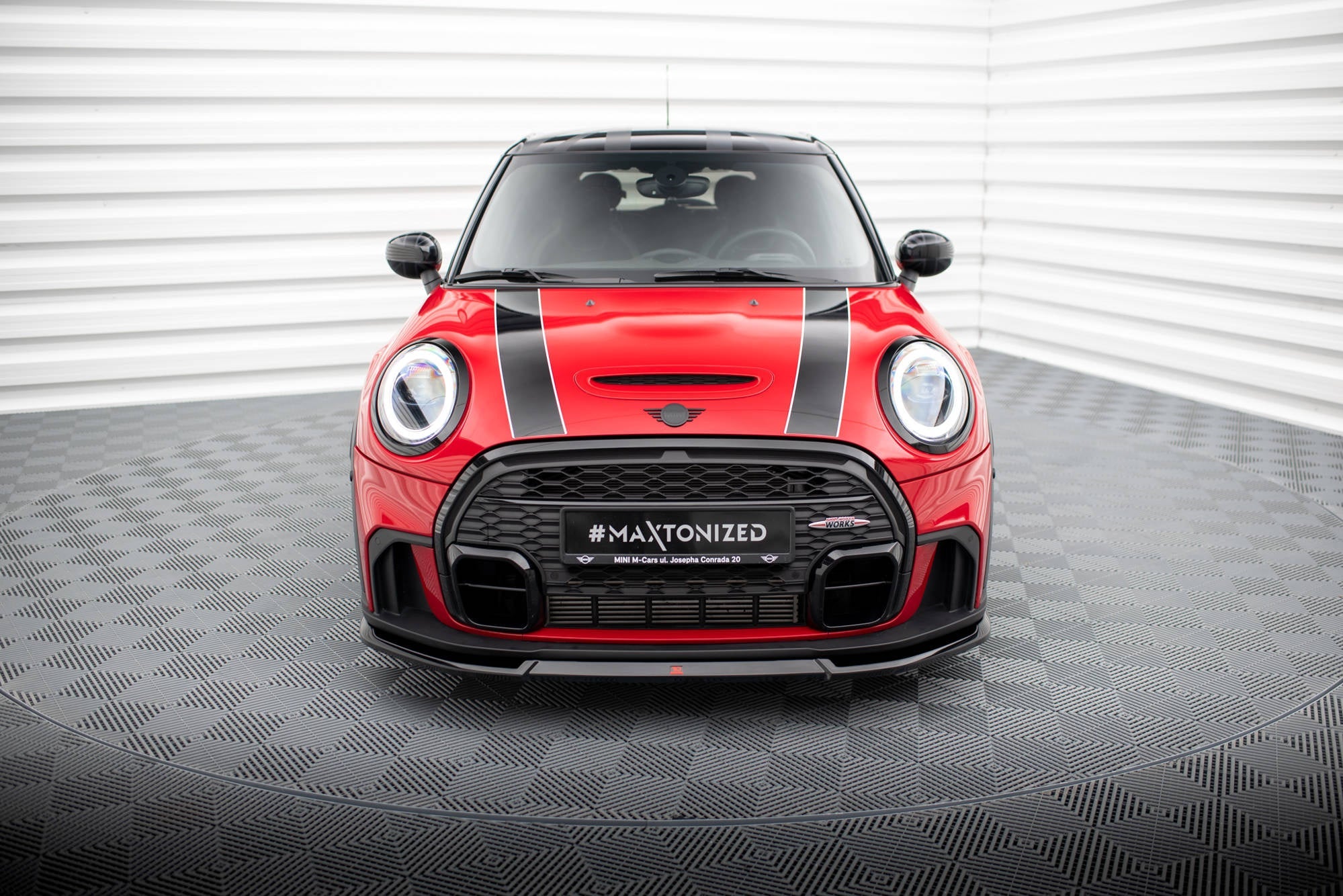 Prelungire splitter bara fata Mini Cooper S John Cooper Works F56 Facelift 2020- v2 - Maxton Design