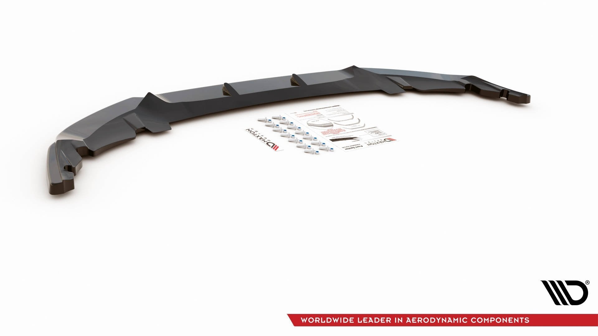 Prelungire splitter bara fata Mini Countryman Mk2 F60 JCW 2020- v2 - Maxton Design