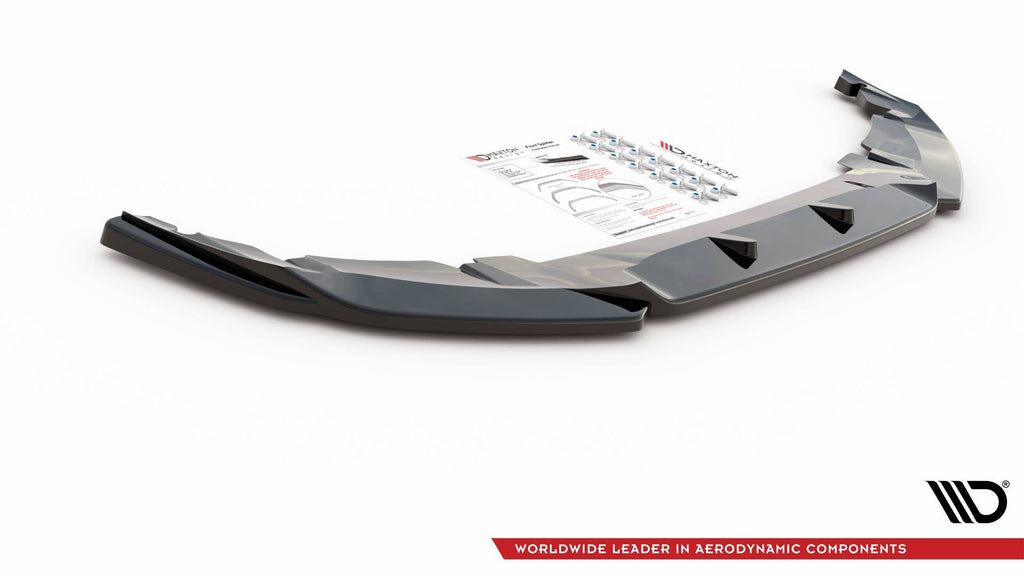 Prelungire splitter bara fata Mini Countryman Mk2 F60 JCW 2020- v2 - Maxton Design