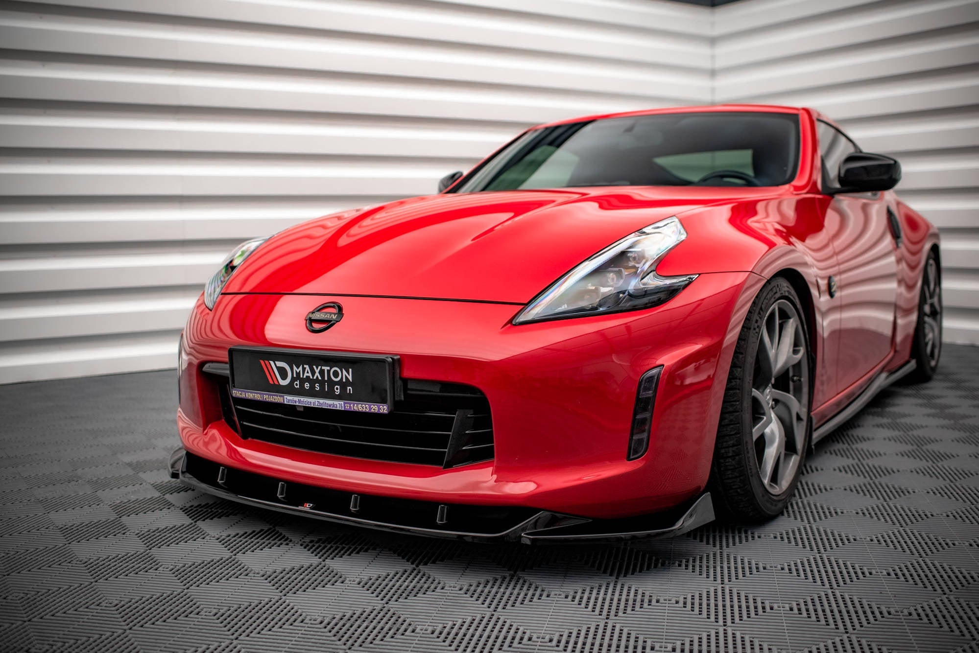 Prelungire splitter bara fata Nissan 370Z Facelift 2012-2020 v3 - Maxton Design