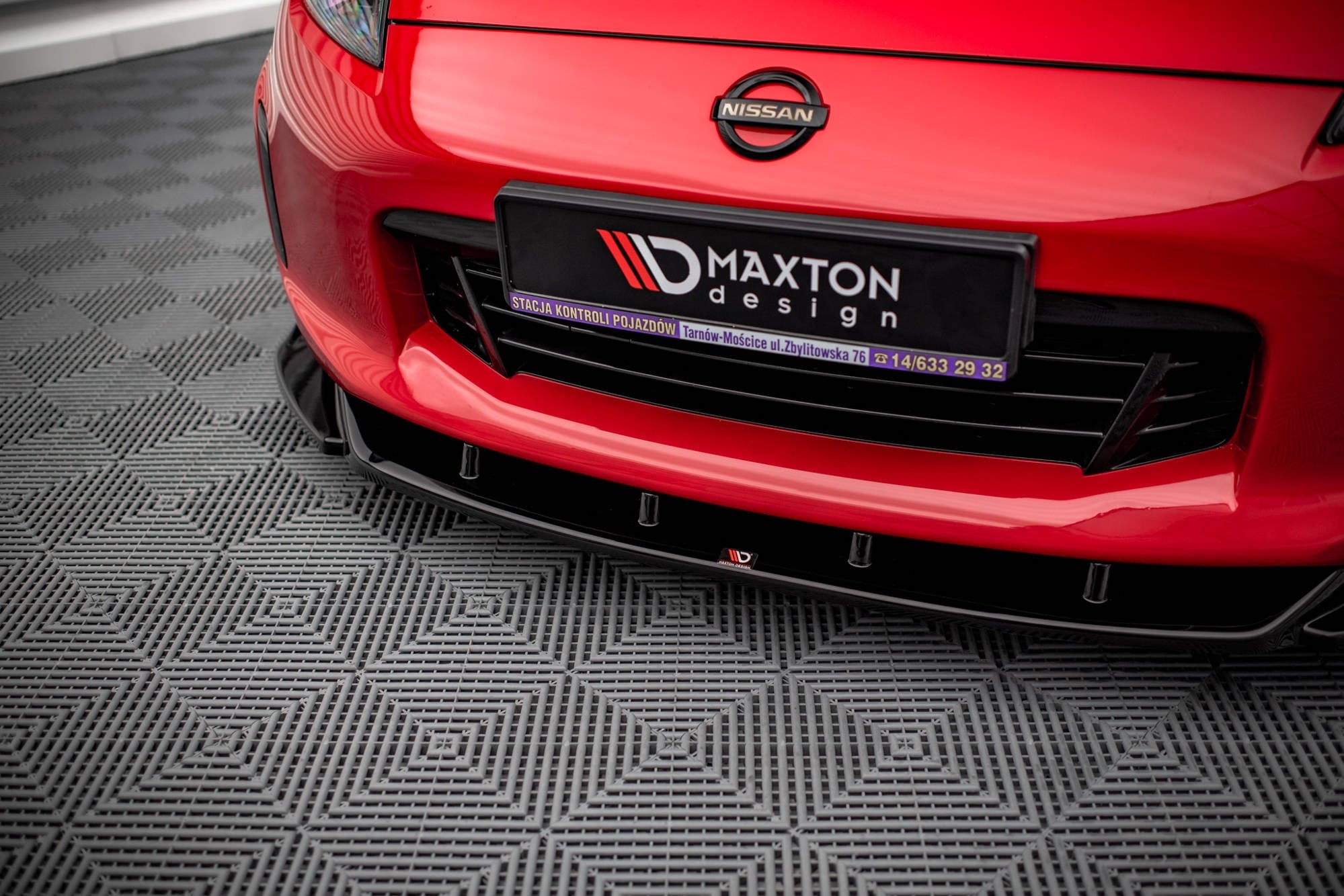 Prelungire splitter bara fata Nissan 370Z Facelift 2012-2020 v3 - Maxton Design