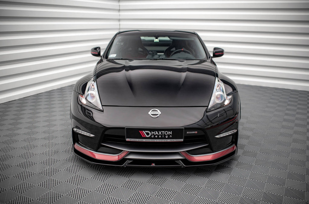 Prelungire splitter bara fata Nissan 370Z Nismo Facelift 2014-2020 v2 - Maxton Design