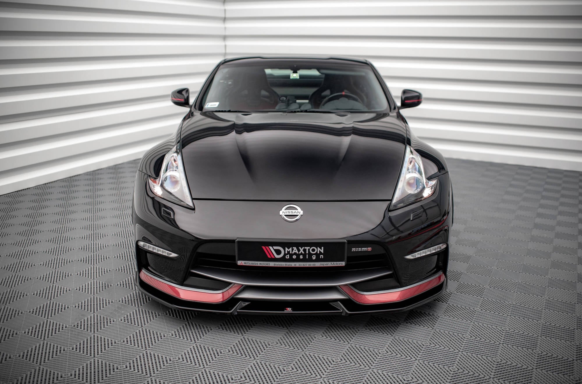 Prelungire splitter bara fata Nissan 370Z Nismo Facelift 2014-2020 v2 - Maxton Design