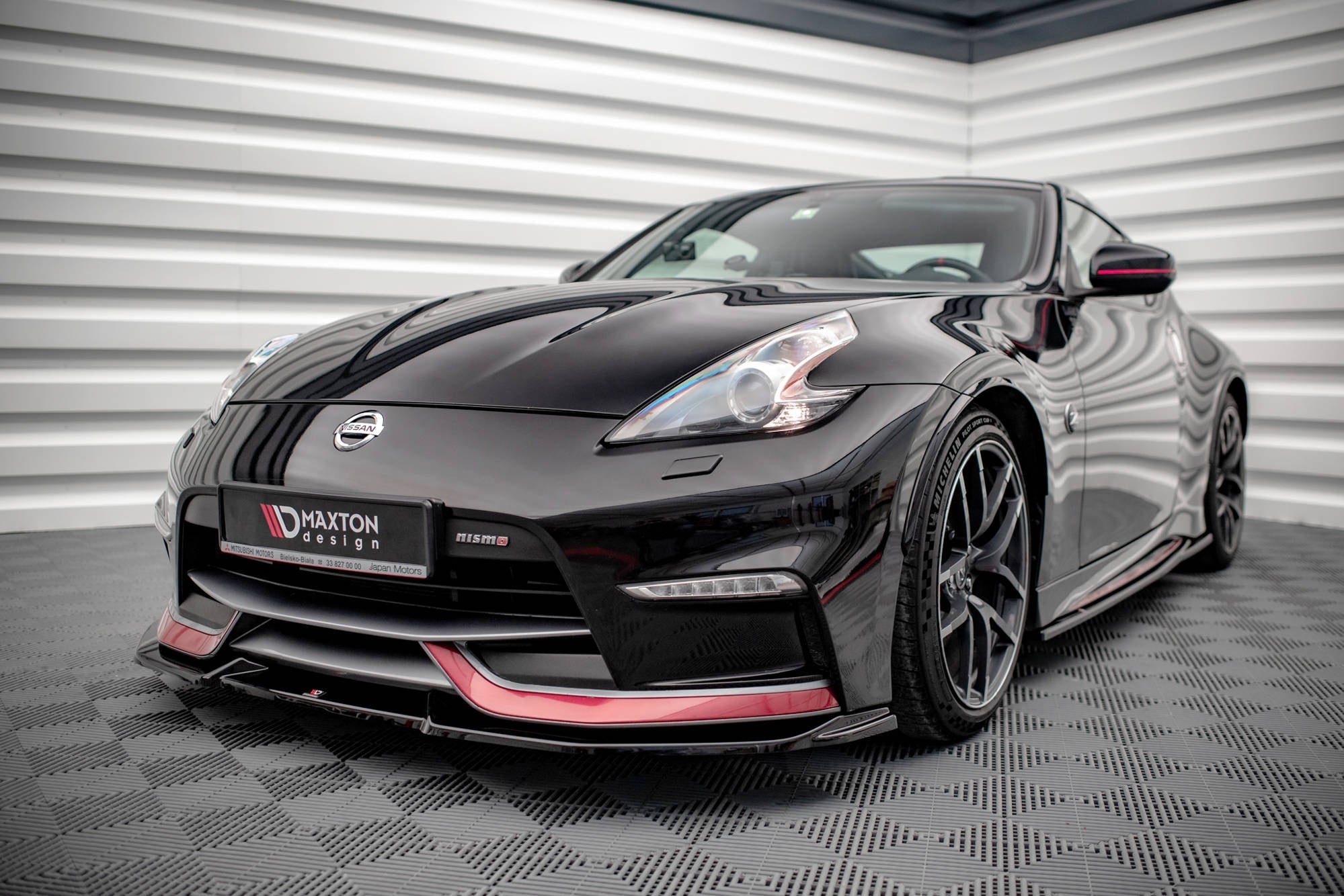 Prelungire splitter bara fata Nissan 370Z Nismo Facelift 2014-2020 v2 - Maxton Design
