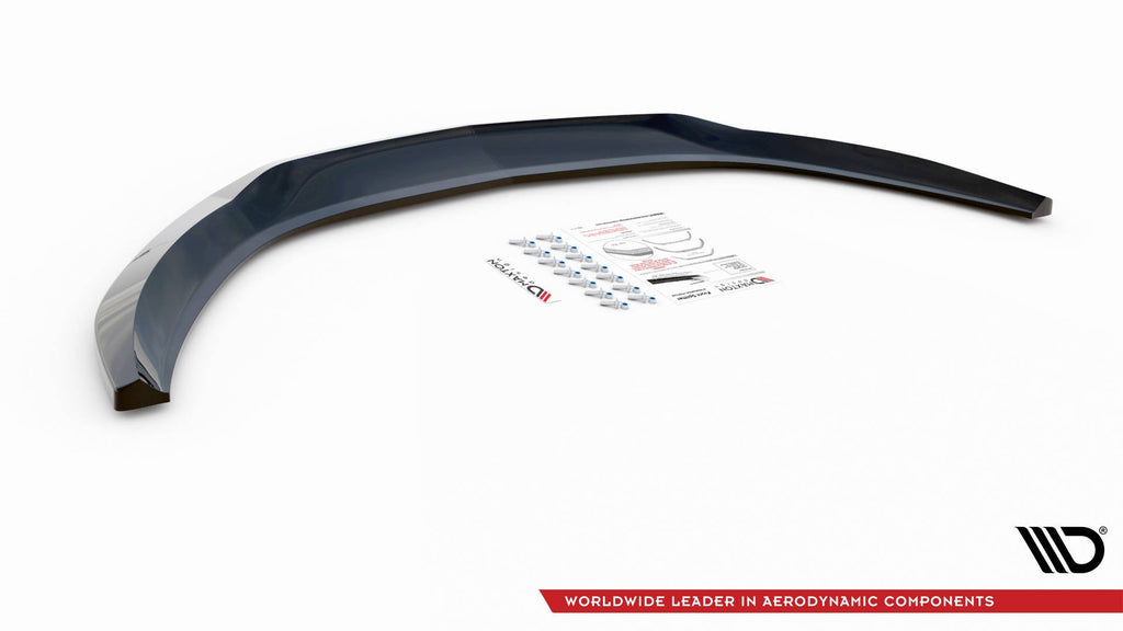 Prelungire splitter bara fata Opel Astra J GTC OPC-Line 2011-2018 v7 - Maxton Design