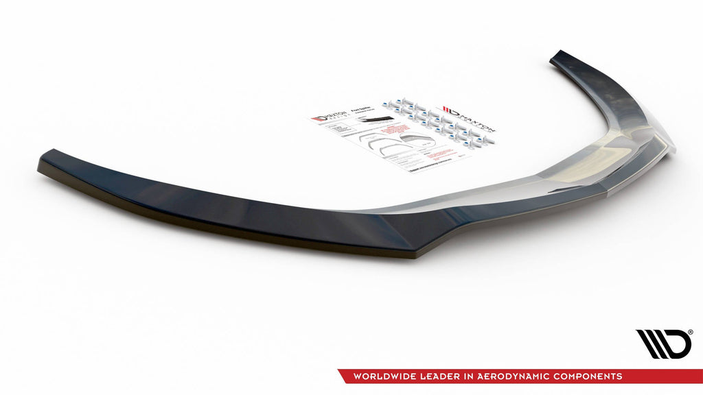 Prelungire splitter bara fata Opel Astra J GTC OPC-Line 2011-2018 v7 - Maxton Design