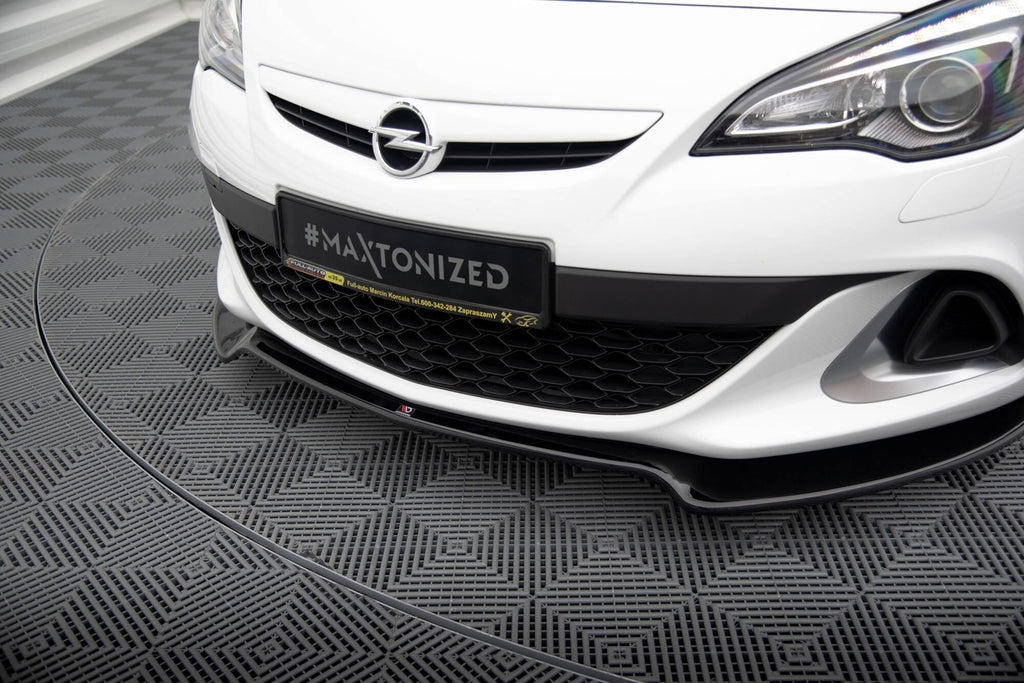 Prelungire splitter bara fata Opel Astra J OPC / VXR 2009-2015 v5 - Maxton Design