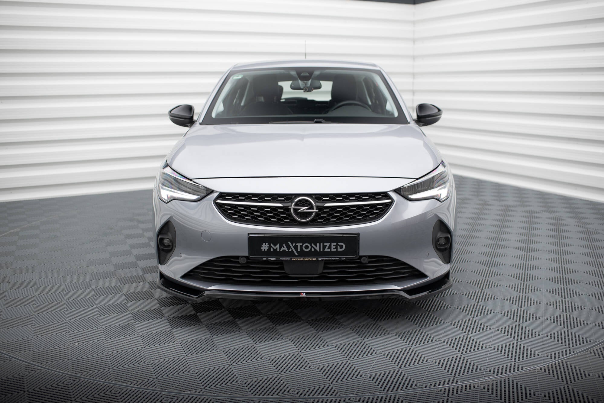 Prelungire splitter bara fata Opel Corsa F (Mk6) 2019- v2 - Maxton Design