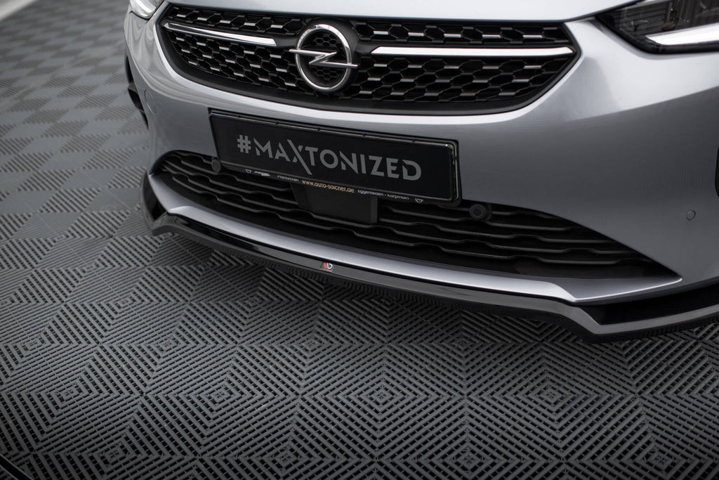 Prelungire splitter bara fata Opel Corsa F (Mk6) 2019- v2 - Maxton Design