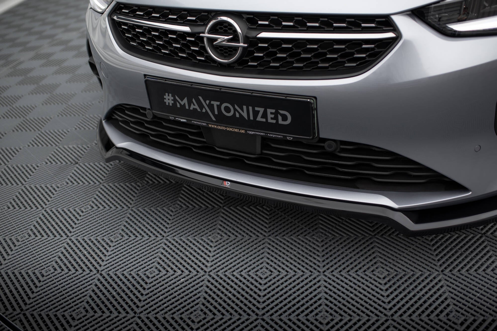 Prelungire splitter bara fata Opel Corsa F (Mk6) 2019- v2 - Maxton Design