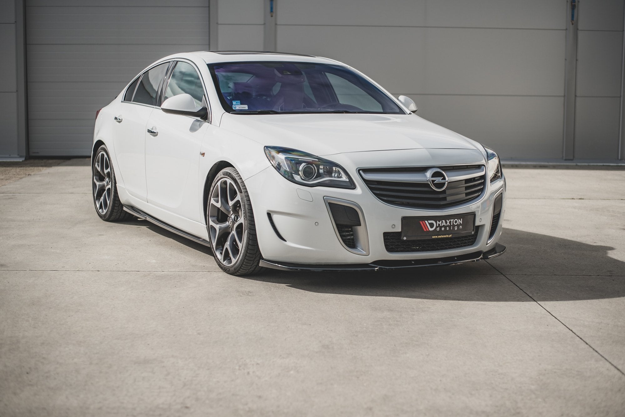 Prelungire splitter bara fata Opel Insignia Mk1 OPC Facelift 2013-2017 v6 - Maxton Design