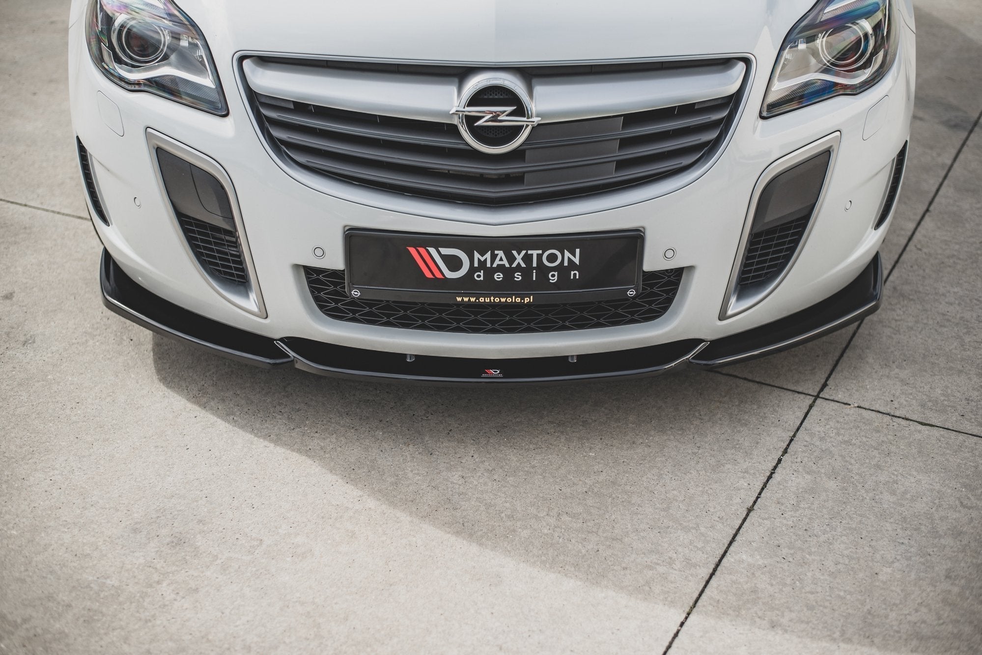 Prelungire splitter bara fata Opel Insignia Mk1 OPC Facelift 2013-2017 v6 - Maxton Design