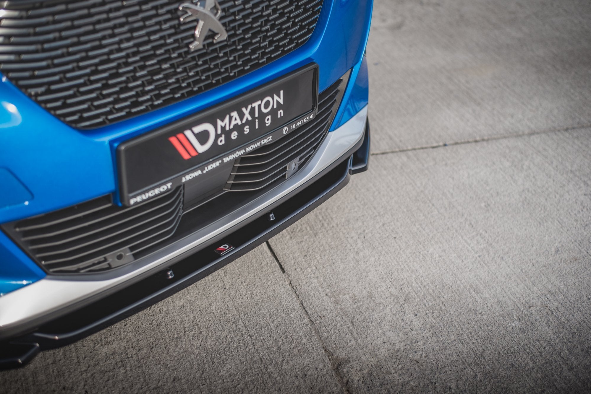 Prelungire splitter bara fata Peugeot 2008 Mk2 2019- v2 - Maxton Design