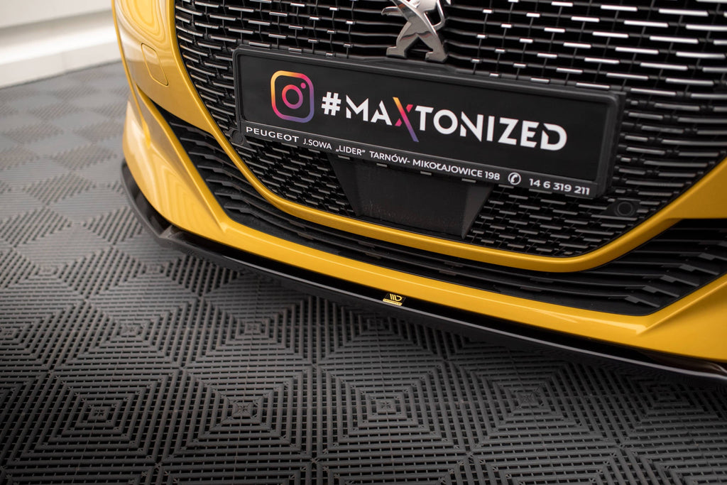 Prelungire splitter bara fata Peugeot 208 GT Mk2 2019- v8 - Maxton Design