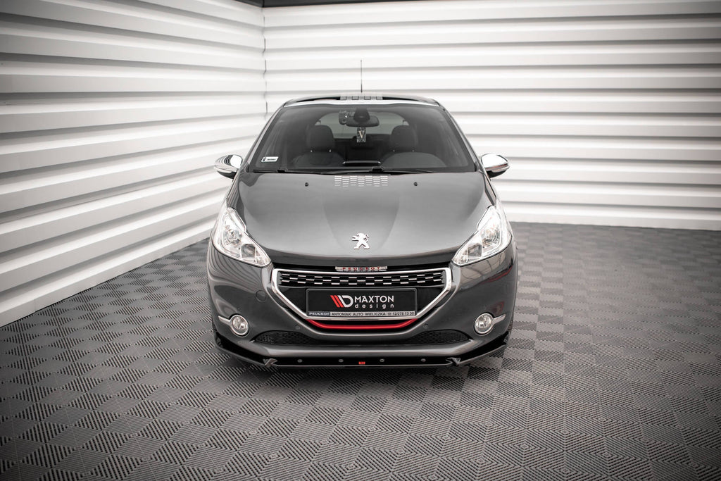 Prelungire splitter bara fata Peugeot 208 GTi Mk1 2013-2015 v5 - Maxton Design