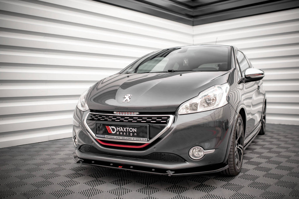 Prelungire splitter bara fata Peugeot 208 GTi Mk1 2013-2015 v5 - Maxton Design