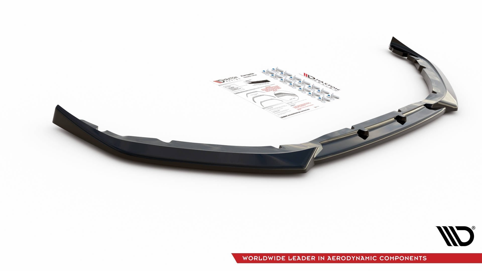 Prelungire splitter bara fata Peugeot 208 Mk2 2019- v3 - Maxton Design