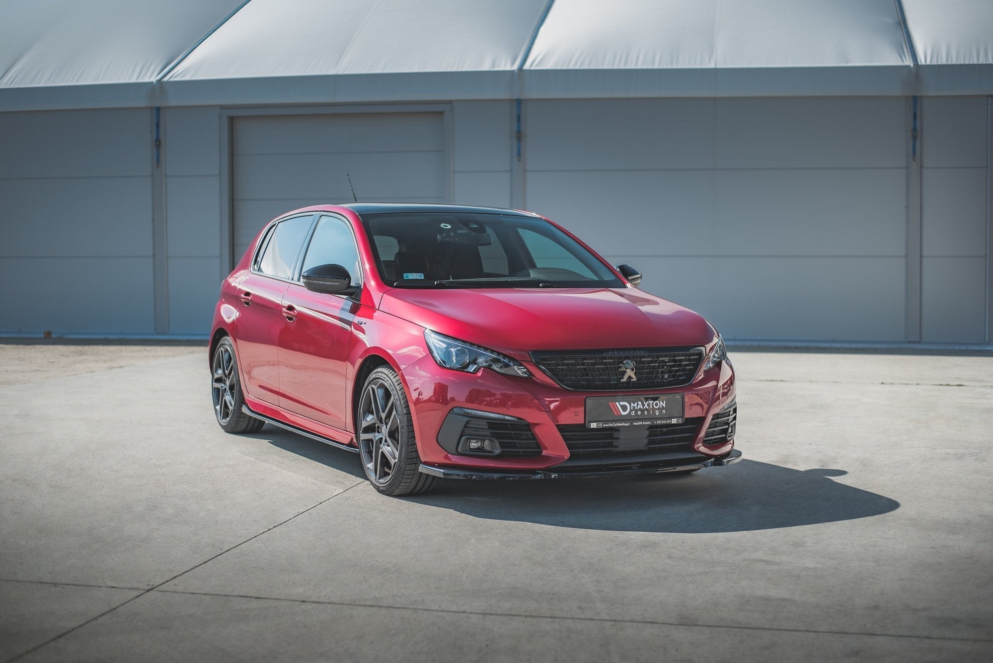Prelungire splitter bara fata Peugeot 308 GT Mk2 Facelift 2017- v7 - Maxton Design