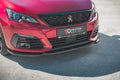 Prelungire splitter bara fata Peugeot 308 GT Mk2 Facelift 2017- v7 - Maxton Design