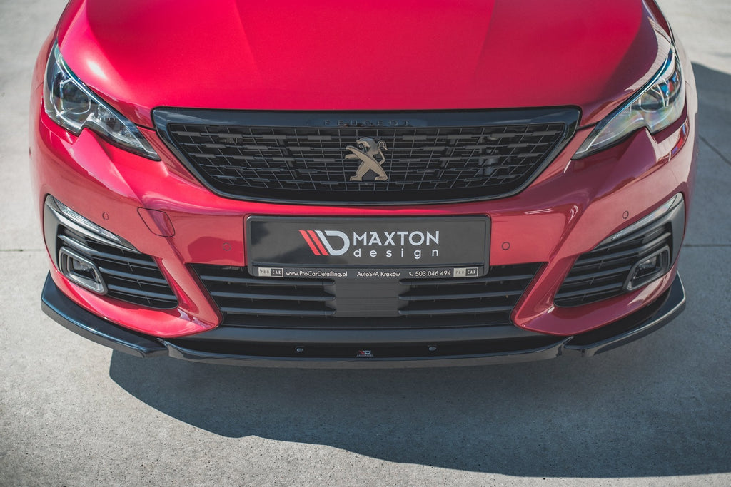 Prelungire splitter bara fata Peugeot 308 GT Mk2 Facelift 2017- v7 - Maxton Design