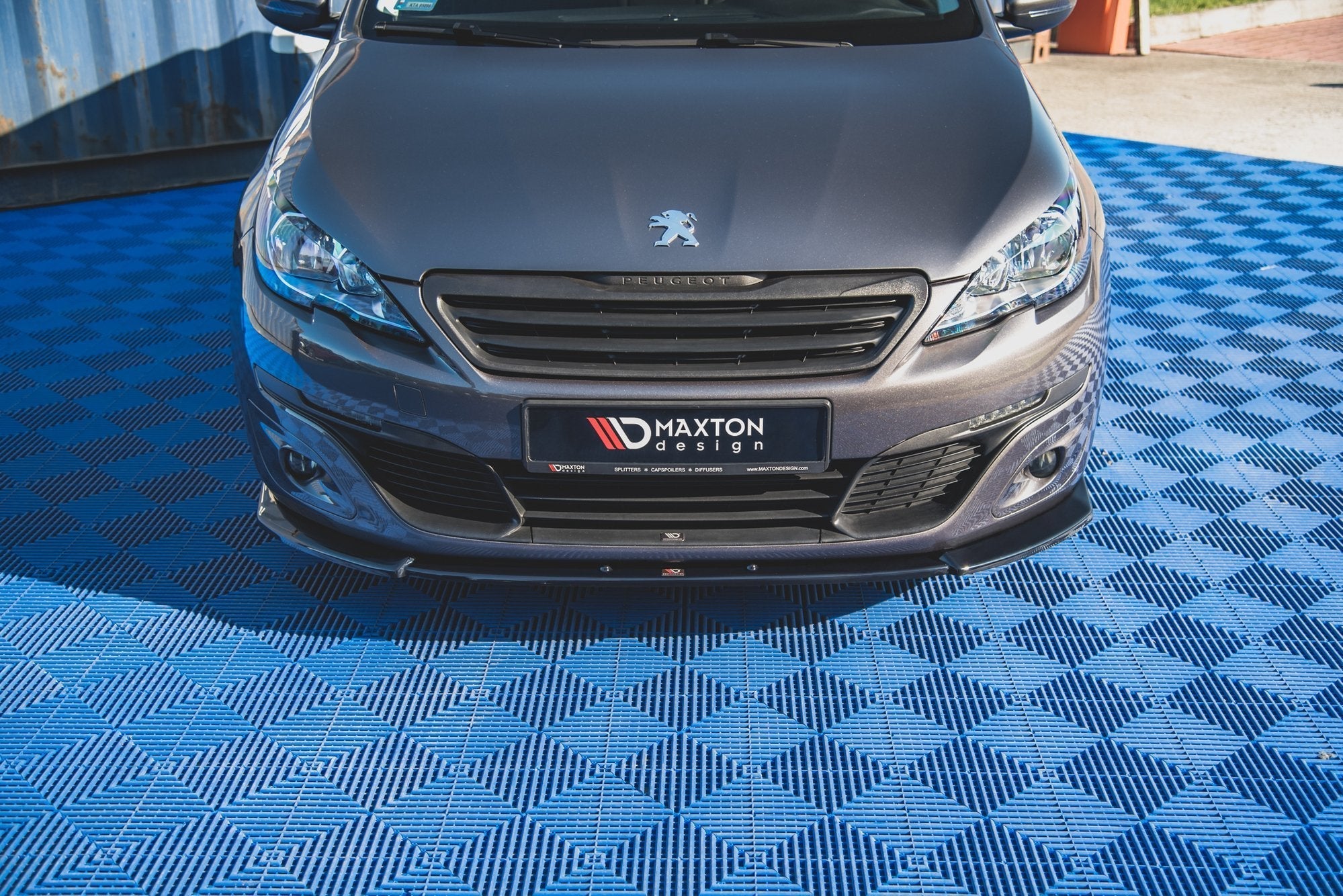 Prelungire splitter bara fata Peugeot 308 Mk2 Facelift 2017-2021 v5 - Maxton Design