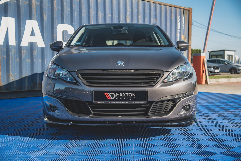 Prelungire splitter bara fata Peugeot 308 Mk2 Facelift 2017-2021 v5 - Maxton Design