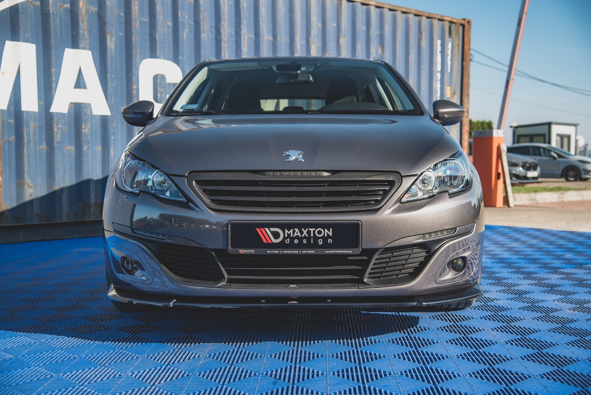 Prelungire splitter bara fata Peugeot 308 Mk2 Facelift 2017-2021 v5 - Maxton Design