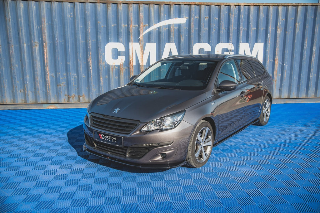 Prelungire splitter bara fata Peugeot 308 Mk2 Facelift 2017-2021 v5 - Maxton Design