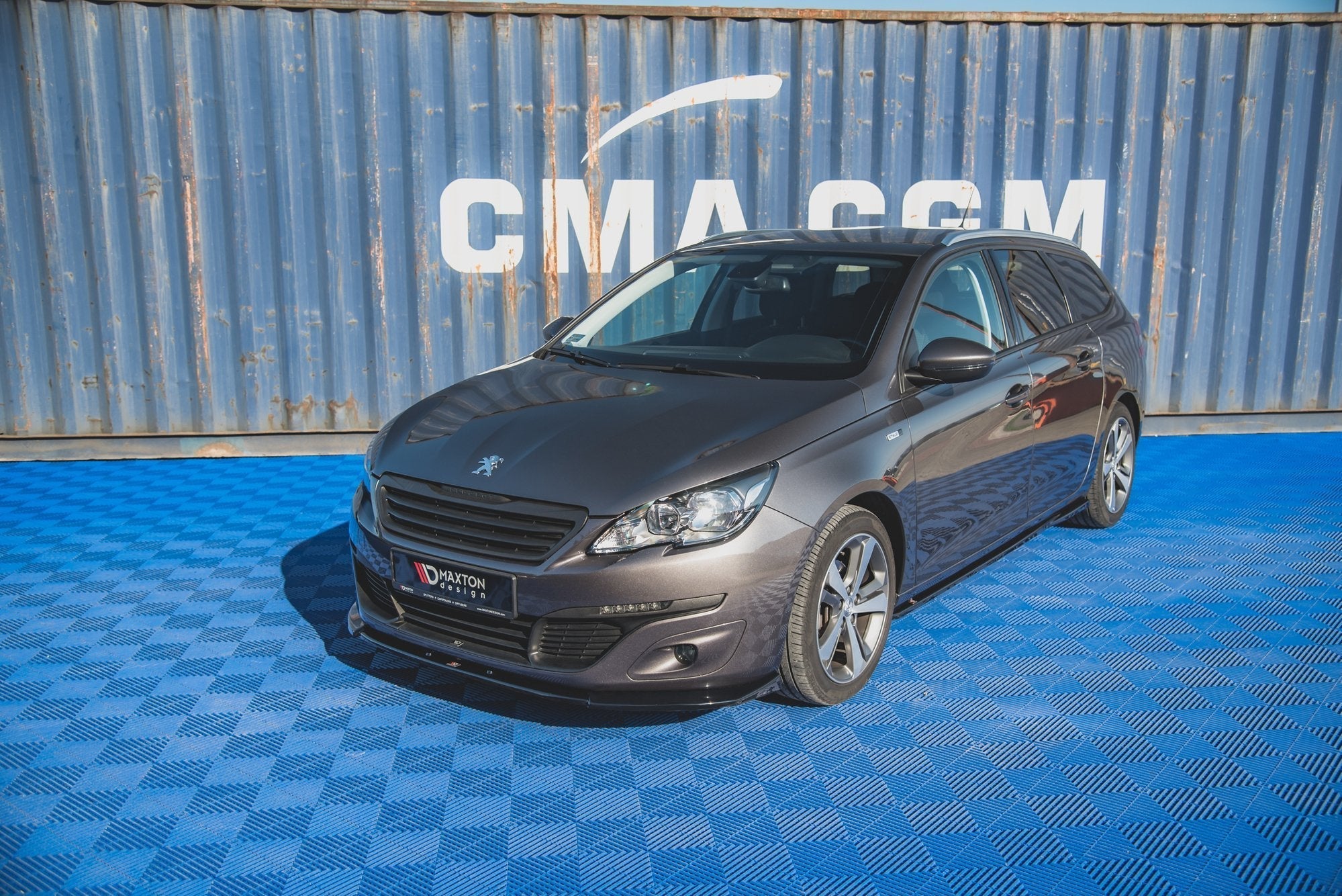 Prelungire splitter bara fata Peugeot 308 Mk2 Facelift 2017-2021 v5 - Maxton Design