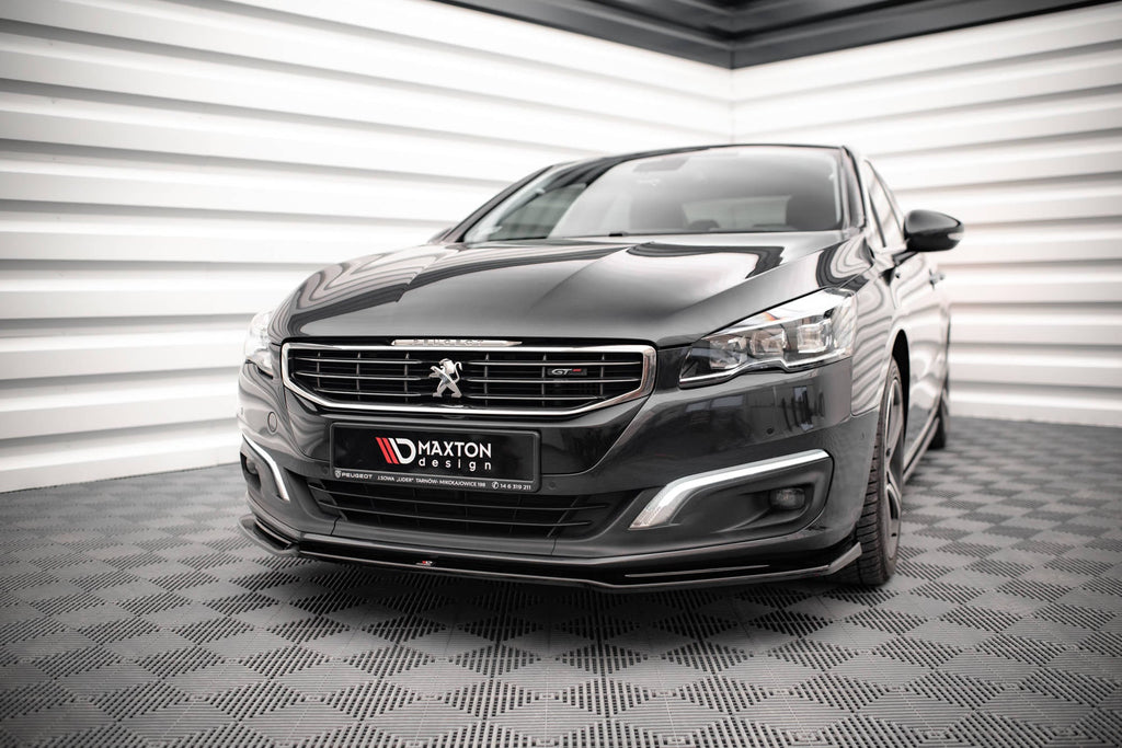 Prelungire splitter bara fata Peugeot 508 GT Mk1 Facelift 2014-2018 v2 - Maxton Design