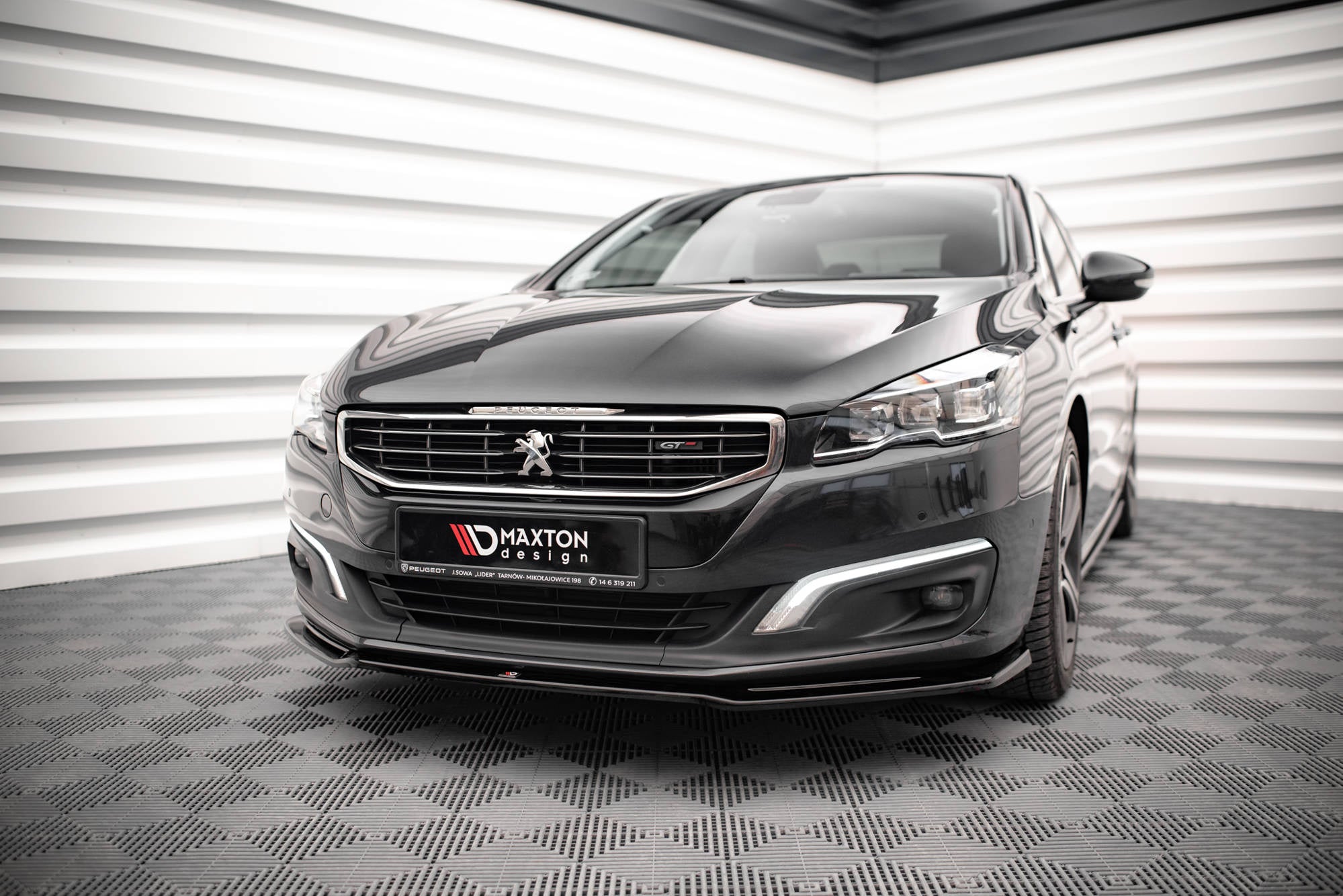 Prelungire splitter bara fata Peugeot 508 GT Mk1 Facelift 2014-2018 v2 - Maxton Design