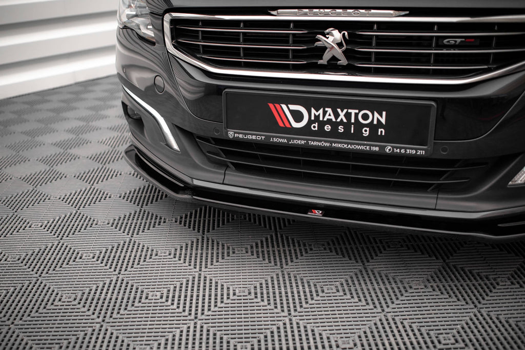 Prelungire splitter bara fata Peugeot 508 GT Mk1 Facelift 2014-2018 v2 - Maxton Design