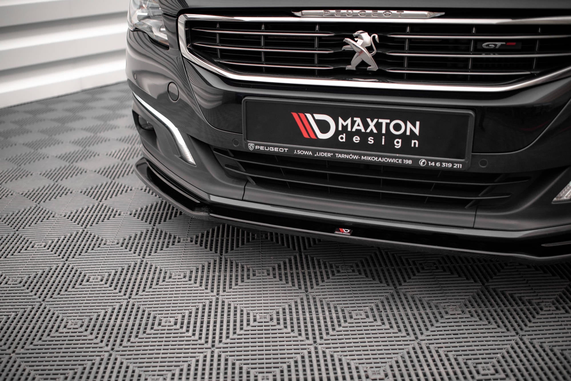 Prelungire splitter bara fata Peugeot 508 GT Mk1 Facelift 2014-2018 v2 - Maxton Design