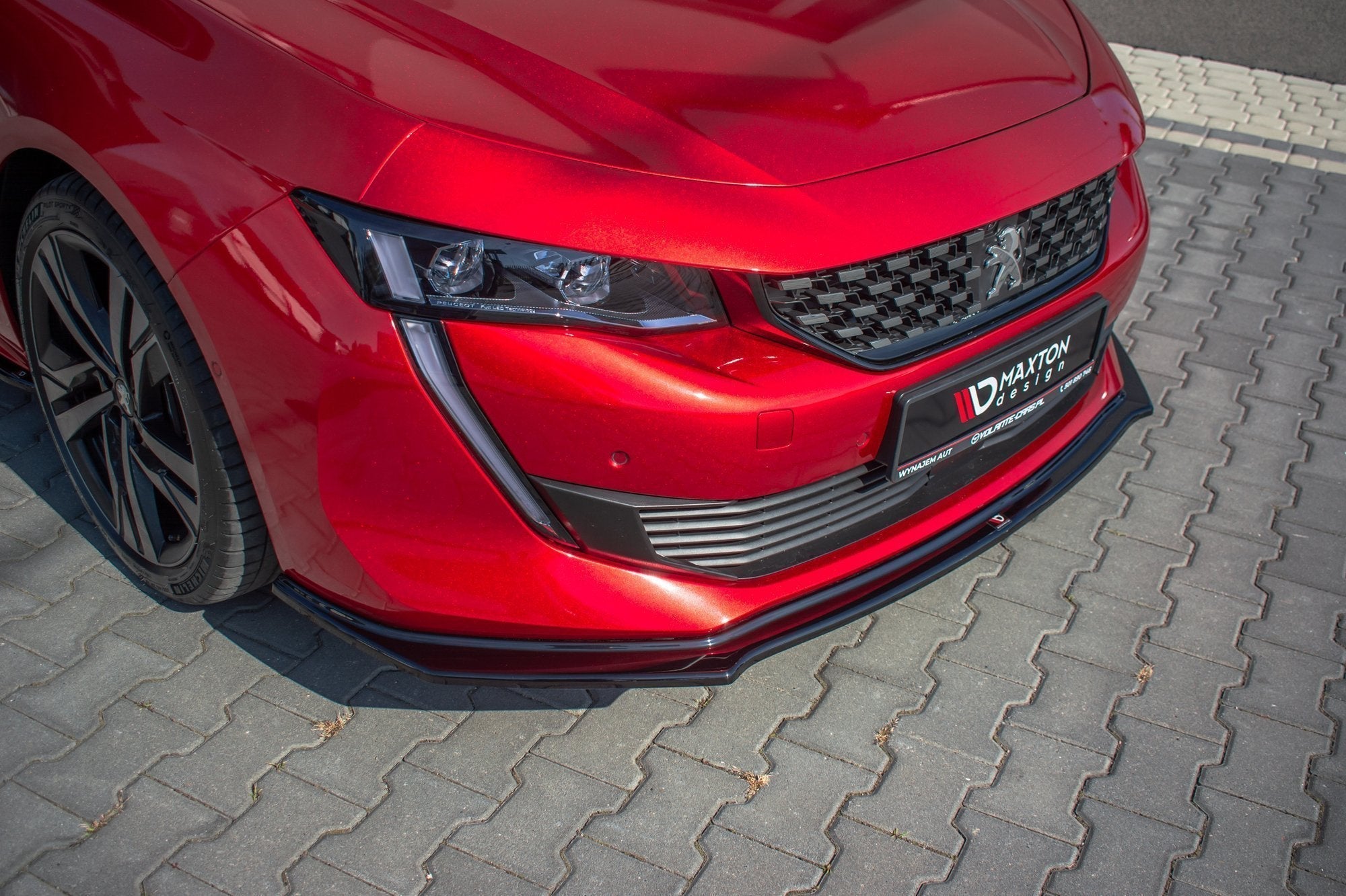 Prelungire splitter bara fata Peugeot 508 Mk2 SW 2018- v2 - Maxton Design