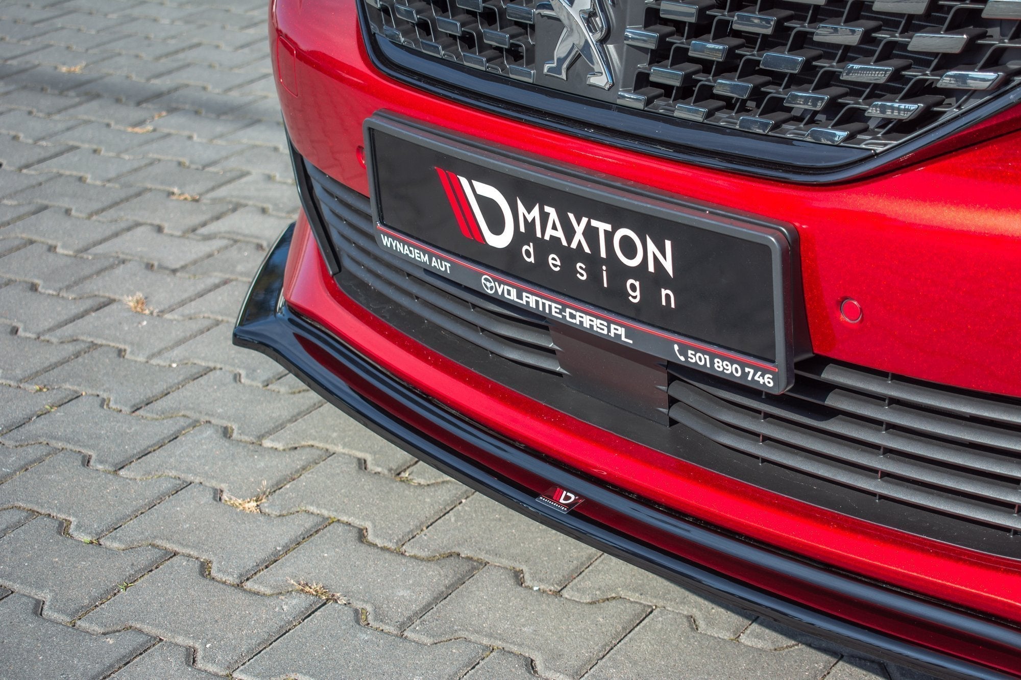 Prelungire splitter bara fata Peugeot 508 Mk2 SW 2018- v2 - Maxton Design