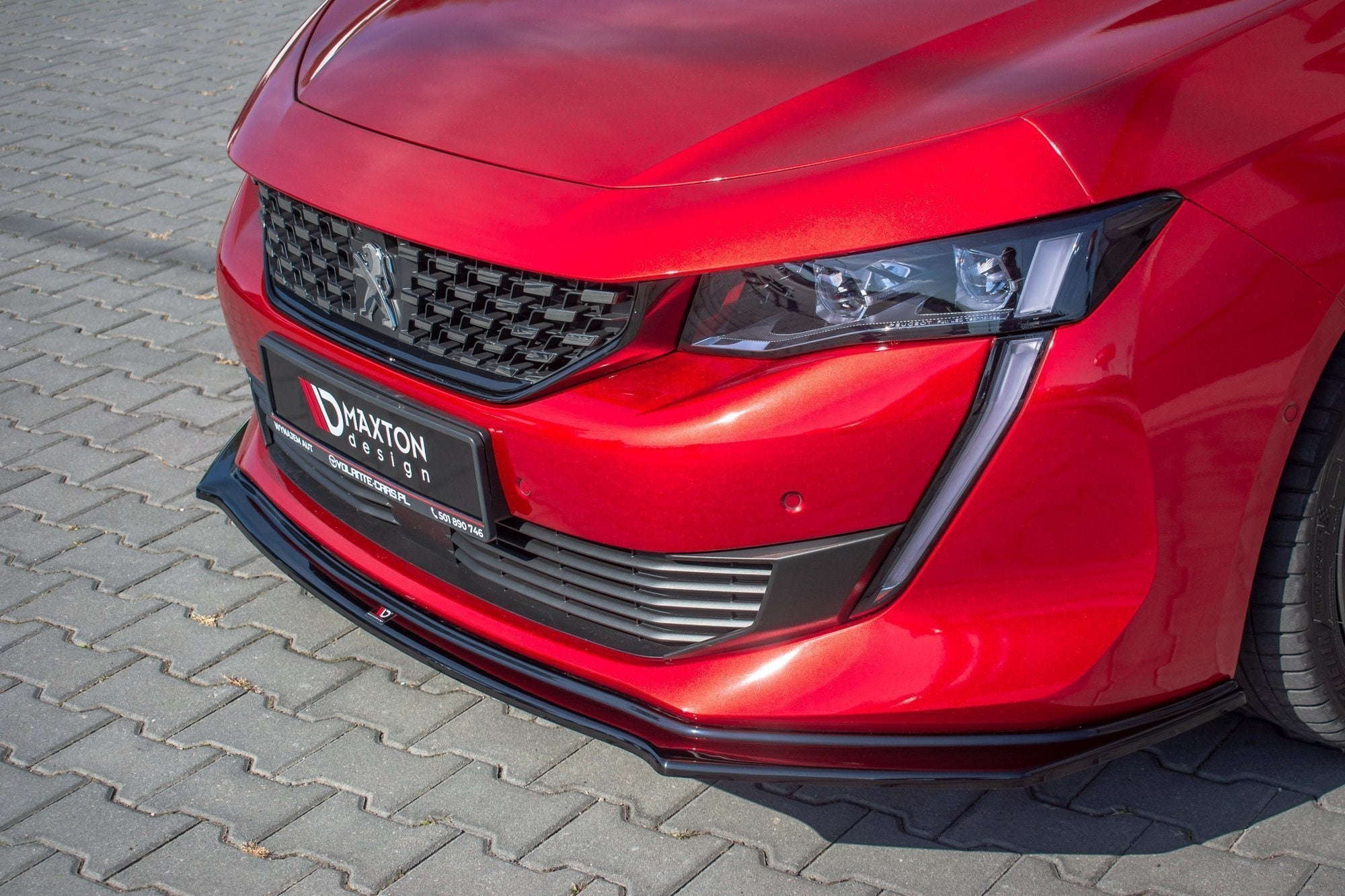 Prelungire splitter bara fata Peugeot 508 Mk2 SW 2018- v2 - Maxton Design