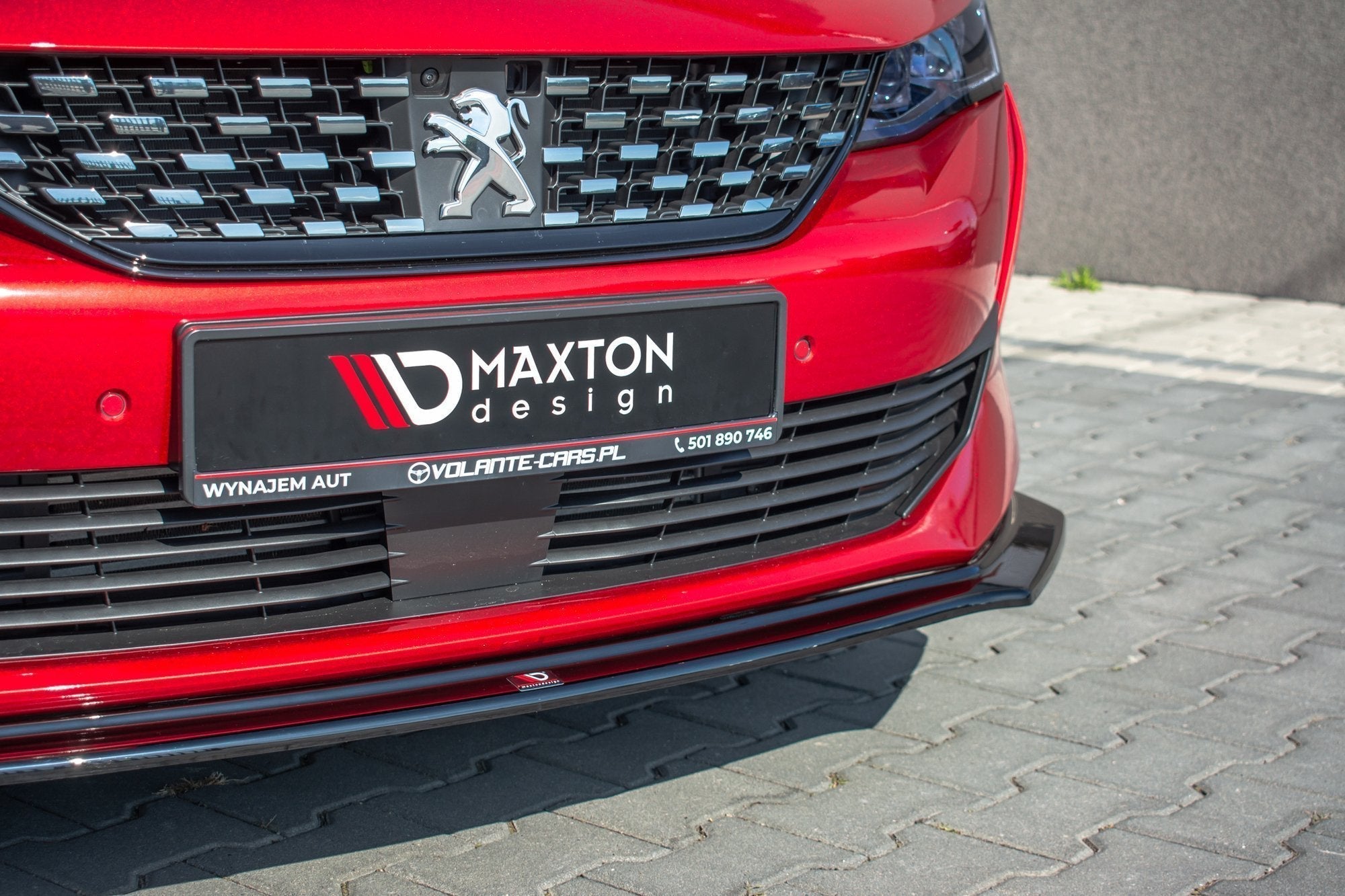 Prelungire splitter bara fata Peugeot 508 Mk2 SW 2018- v2 - Maxton Design