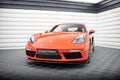 Prelungire splitter bara fata Porsche 718 Cayman 982c 2016- v2 - Maxton Design