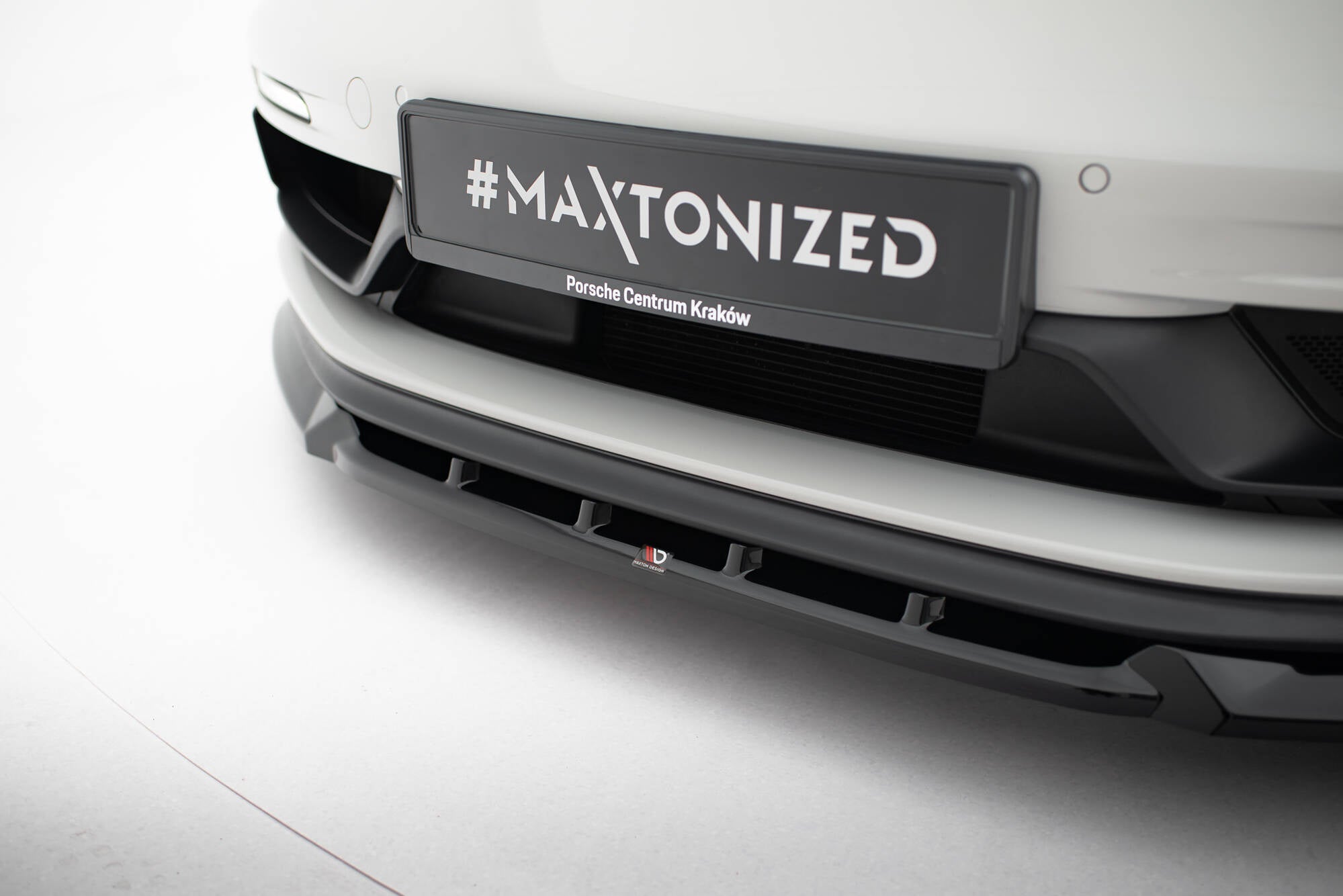 Prelungire splitter bara fata Porsche 718 Cayman GTS 982c 2016- v5 - Maxton Design
