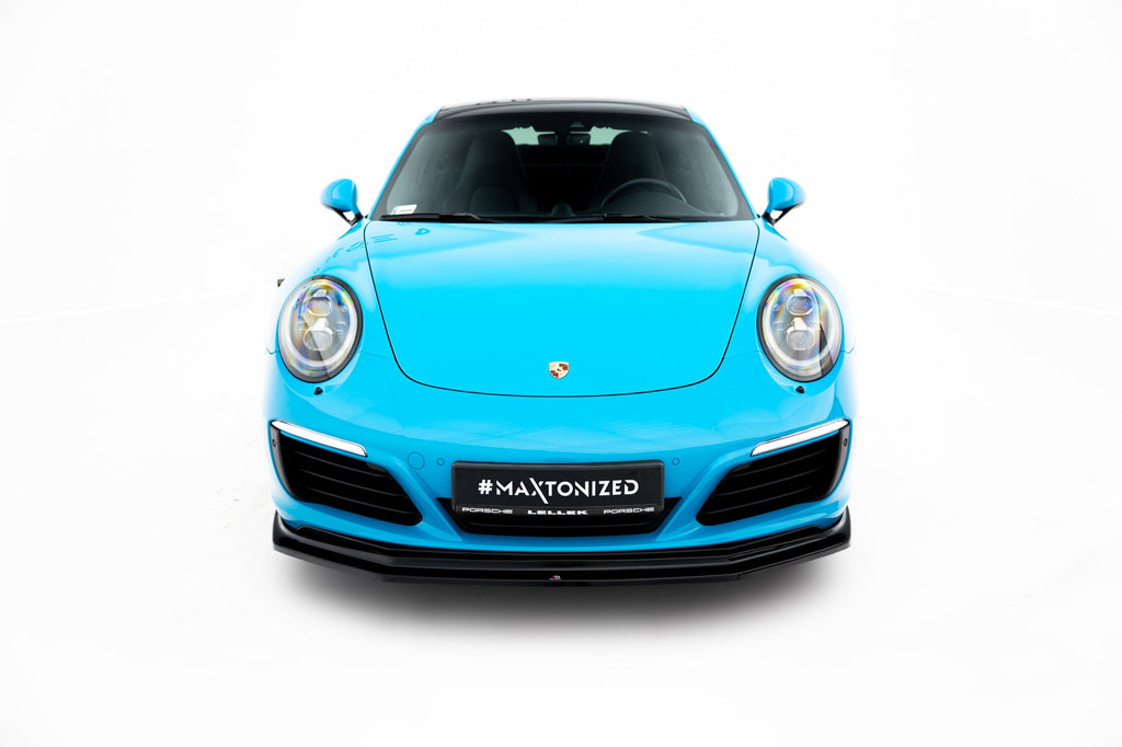 Prelungire splitter bara fata Porsche 911 Carrera 991 2011-2016 v2 - Maxton Design